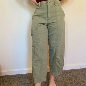 Anthropologie green painter/cargo pants size 6